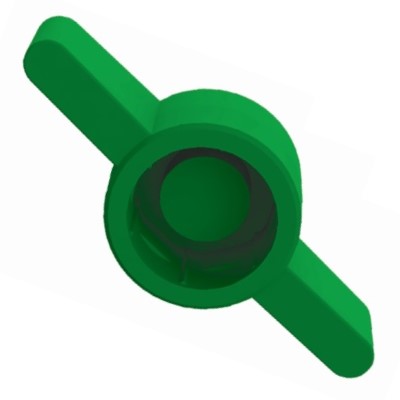 29W010GR MICROPLASTICS WING THUMB SCREW